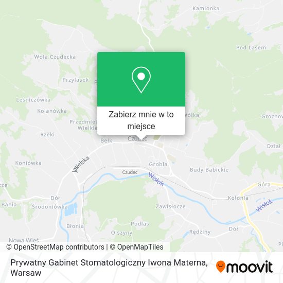 Mapa Prywatny Gabinet Stomatologiczny Iwona Materna