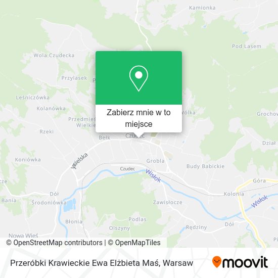 Mapa Przeróbki Krawieckie Ewa Elżbieta Maś