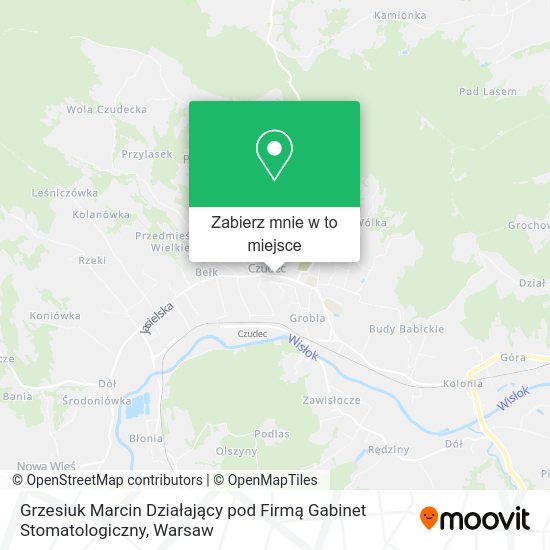 Mapa Grzesiuk Marcin Działający pod Firmą Gabinet Stomatologiczny