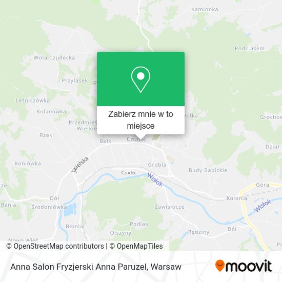 Mapa Anna Salon Fryzjerski Anna Paruzel