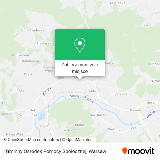 Mapa Gminny Osrodek Pomocy Spolecznej