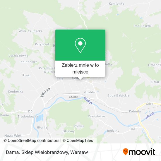 Mapa Dama. Sklep Wielobranżowy