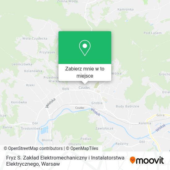 Mapa Fryz S. Zakład Elektromechaniczny i Instalatorstwa Elektrycznego