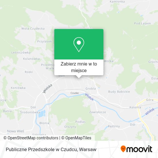 Mapa Publiczne Przedszkole w Czudcu