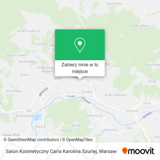 Mapa Salon Kosmetyczny Carla Karolina Szurlej