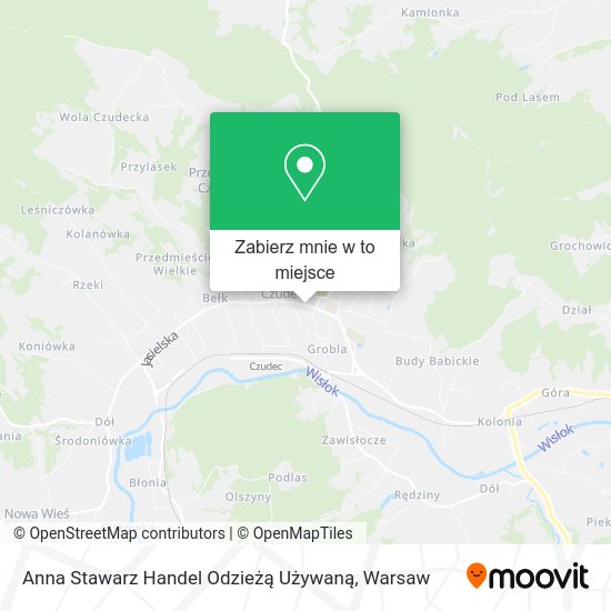 Mapa Anna Stawarz Handel Odzieżą Używaną