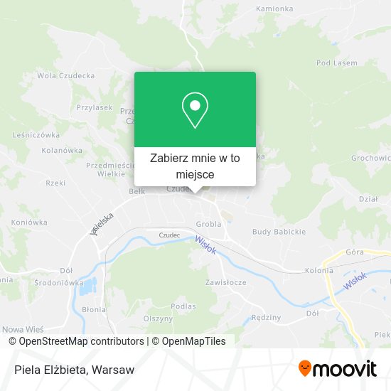 Mapa Piela Elżbieta