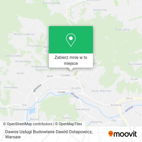 Mapa Dawos Usługi Budowlane Dawid Ostapowicz