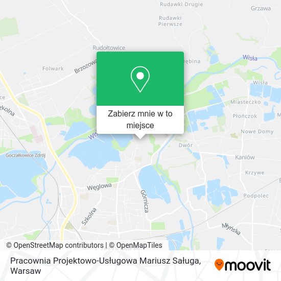 Mapa Pracownia Projektowo-Usługowa Mariusz Saługa