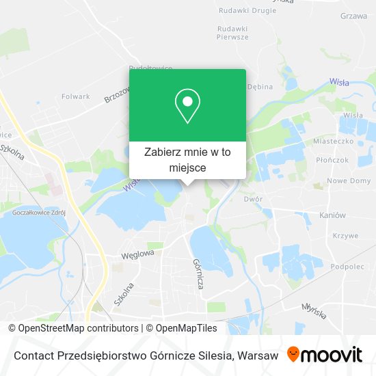 Mapa Contact Przedsiębiorstwo Górnicze Silesia