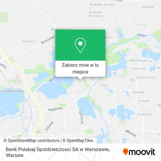 Mapa Bank Polskiej Spoldzielczosci SA w Warszawie