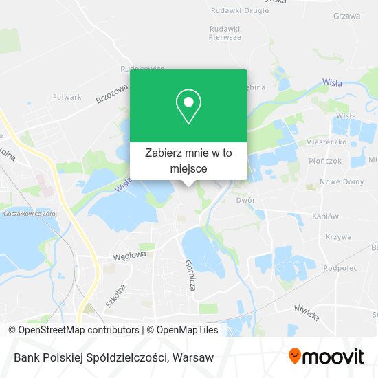 Mapa Bank Polskiej Spółdzielczości