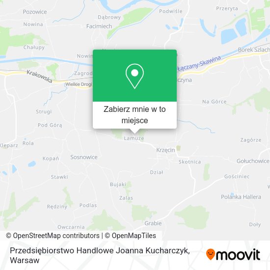 Mapa Przedsiębiorstwo Handlowe Joanna Kucharczyk