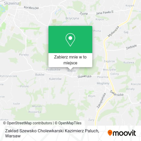 Mapa Zakład Szewsko Cholewkarski Kazimierz Paluch