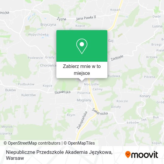 Mapa Niepubliczne Przedszkole Akademia Językowa