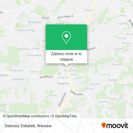 Mapa Debowy Zokatek