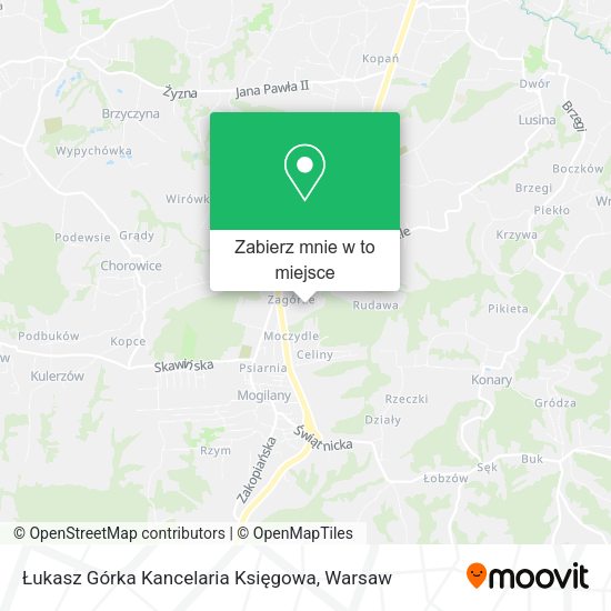 Mapa Łukasz Górka Kancelaria Księgowa