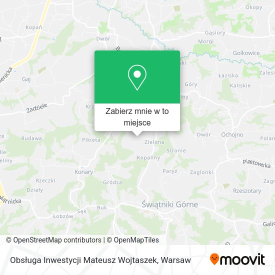 Mapa Obsługa Inwestycji Mateusz Wojtaszek