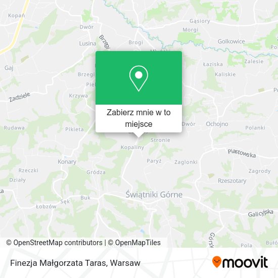 Mapa Finezja Małgorzata Taras