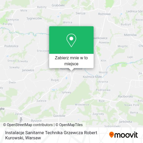 Mapa Instalacje Sanitarne Technika Grzewcza Robert Kurowski