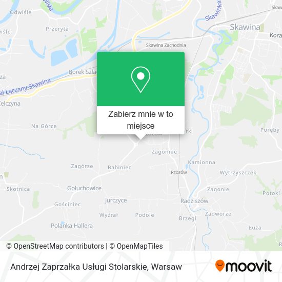 Mapa Andrzej Zaprzałka Usługi Stolarskie