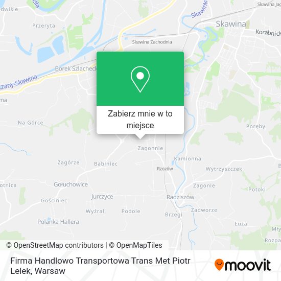 Mapa Firma Handlowo Transportowa Trans Met Piotr Lelek