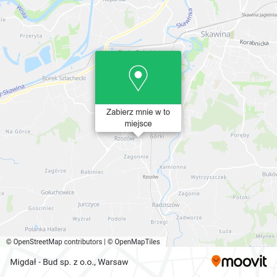 Mapa Migdał - Bud sp. z o.o.