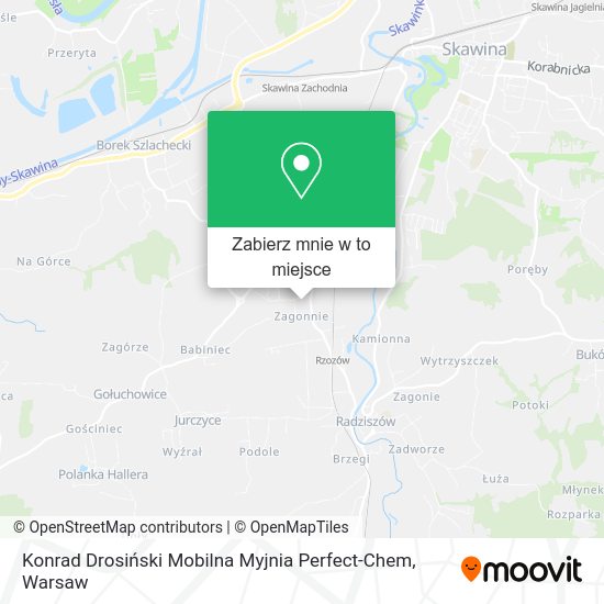 Mapa Konrad Drosiński Mobilna Myjnia Perfect-Chem