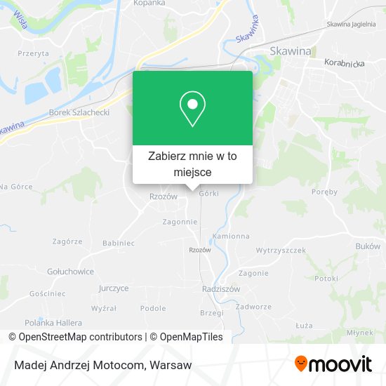 Mapa Madej Andrzej Motocom