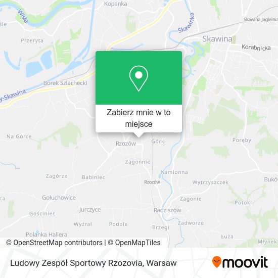 Mapa Ludowy Zespół Sportowy Rzozovia