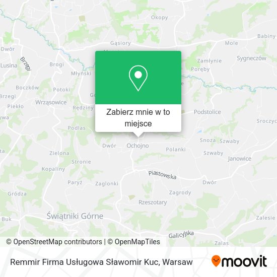 Mapa Remmir Firma Usługowa Sławomir Kuc