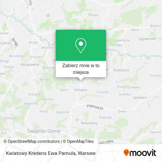 Mapa Kwiatowy Kredens Ewa Pamuła