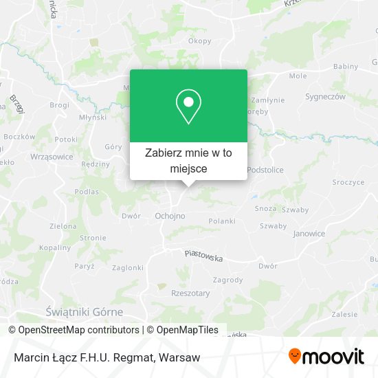 Mapa Marcin Łącz F.H.U. Regmat