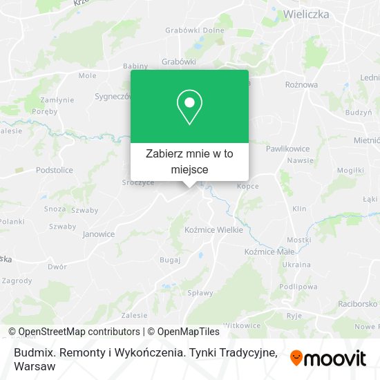 Mapa Budmix. Remonty i Wykończenia. Tynki Tradycyjne