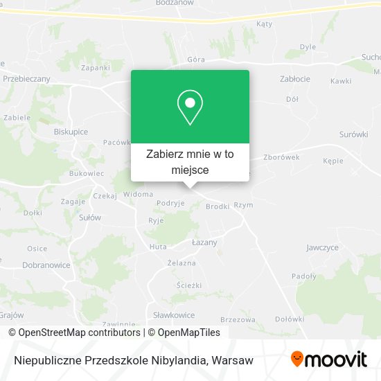 Mapa Niepubliczne Przedszkole Nibylandia