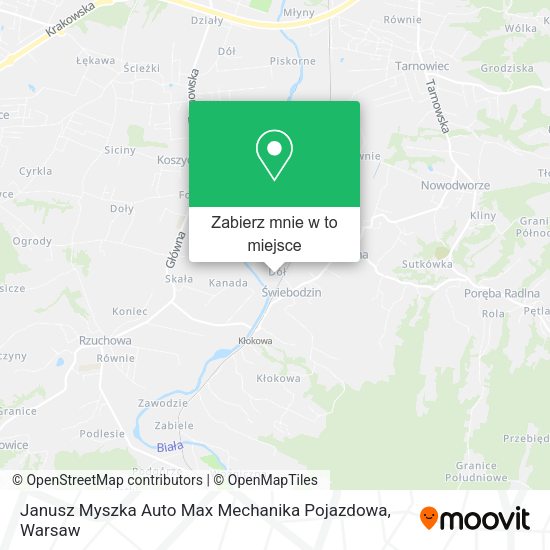 Mapa Janusz Myszka Auto Max Mechanika Pojazdowa