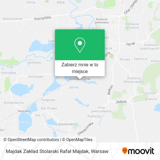 Mapa Majdak Zakład Stolarski Rafał Majdak