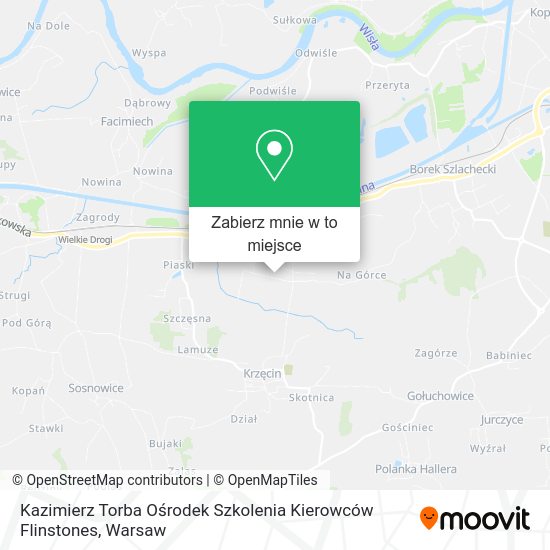 Mapa Kazimierz Torba Ośrodek Szkolenia Kierowców Flinstones