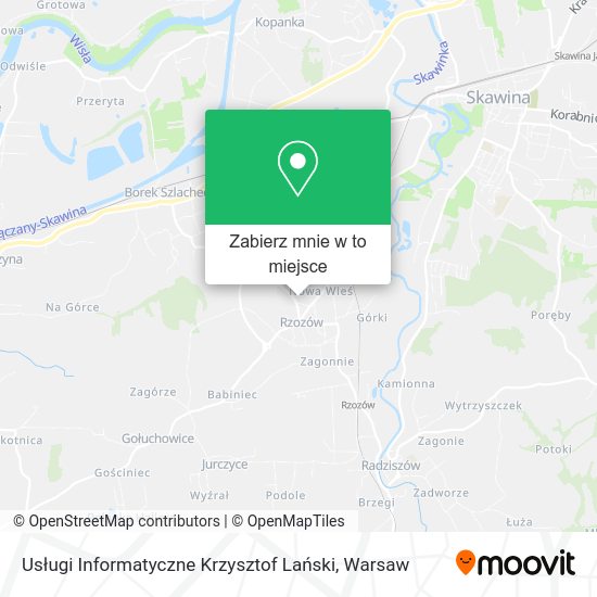 Mapa Usługi Informatyczne Krzysztof Lański