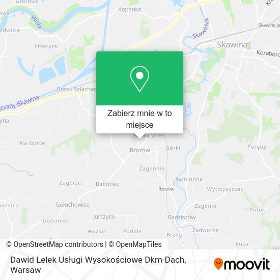 Mapa Dawid Lelek Usługi Wysokościowe Dkm-Dach