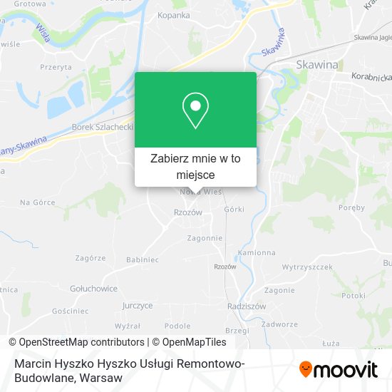 Mapa Marcin Hyszko Hyszko Usługi Remontowo-Budowlane