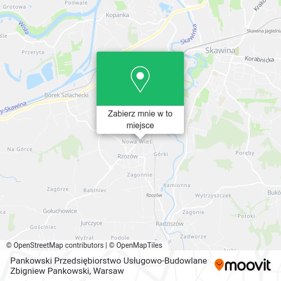 Mapa Pankowski Przedsiębiorstwo Usługowo-Budowlane Zbigniew Pankowski