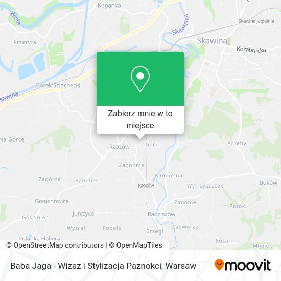 Mapa Baba Jaga - Wizaż i Stylizacja Paznokci