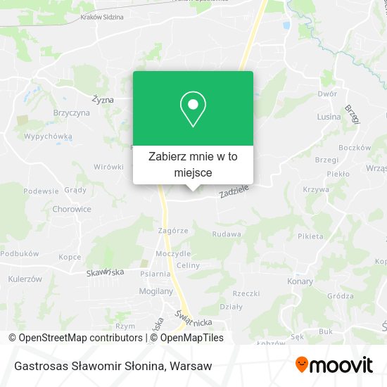 Mapa Gastrosas Sławomir Słonina