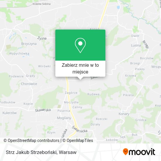 Mapa Strz Jakub Strzeboński