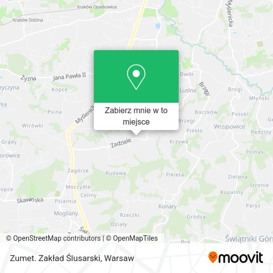 Mapa Zumet. Zakład Ślusarski