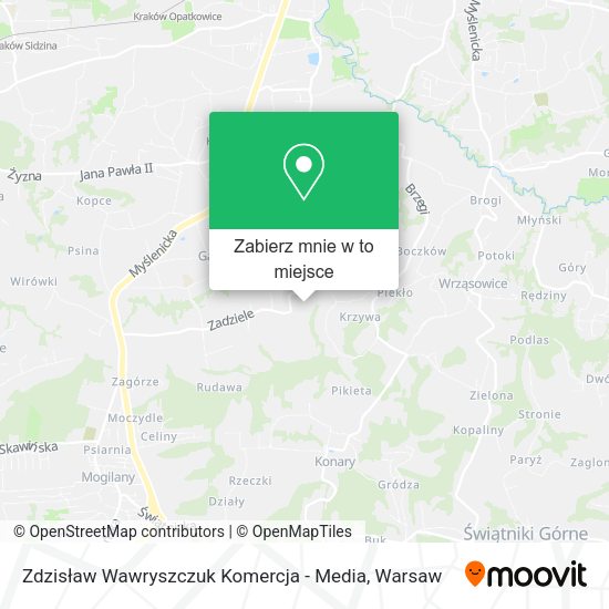 Mapa Zdzisław Wawryszczuk Komercja - Media