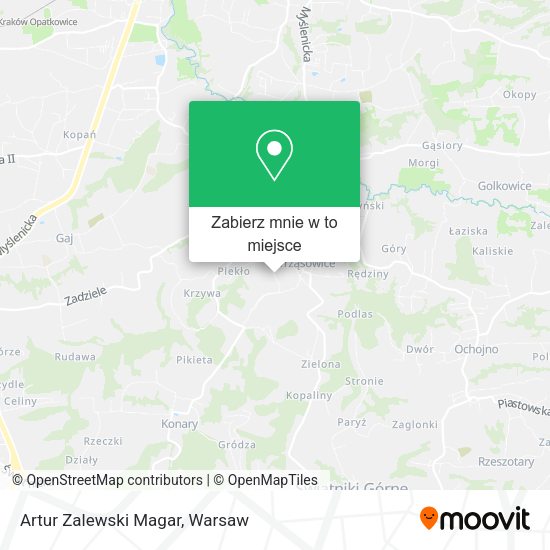 Mapa Artur Zalewski Magar