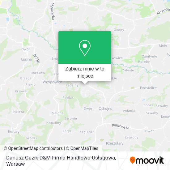 Mapa Dariusz Guzik D&M Firma Handlowo-Usługowa