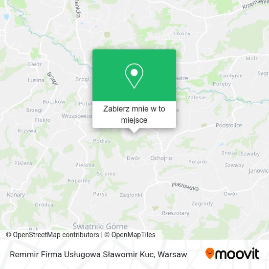 Mapa Remmir Firma Usługowa Sławomir Kuc